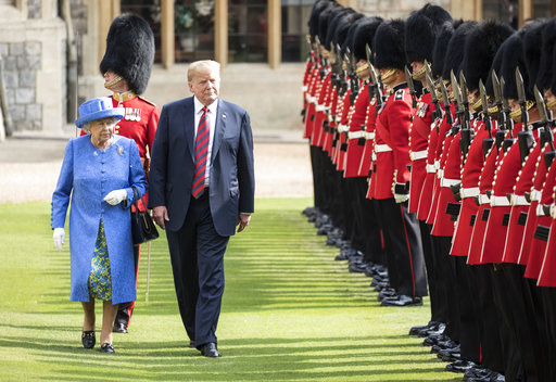 trump and queen elizabeth July 13