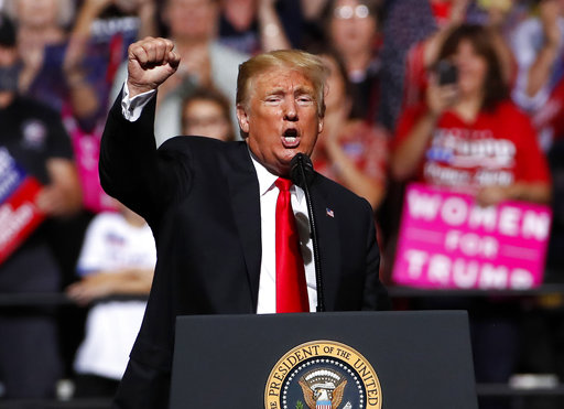 Trump in Wheeling for sanctuary