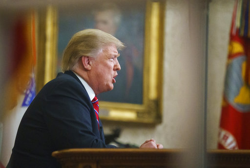 Trump oval office jan 8 2019 address on immigration border wall crisis