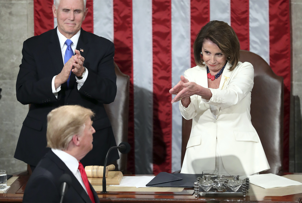Trump 2019 SOTU Pelosi for fc on net worth 07 08 21