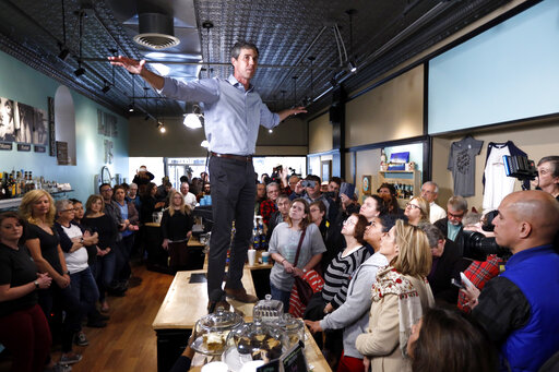 beto orourke at coffee shop iowa march 14 2019