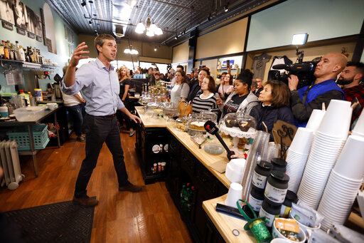 beto orourke coffee shop iowa march 14 2019