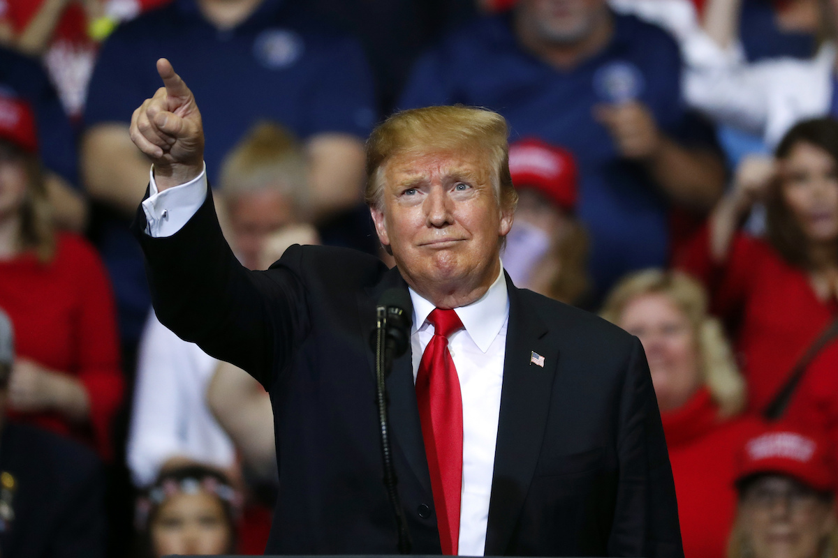 Trump Grand Rapids rally pic