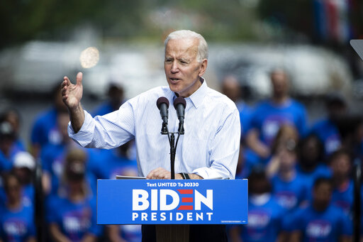Joe Biden speaking May 2019 rally