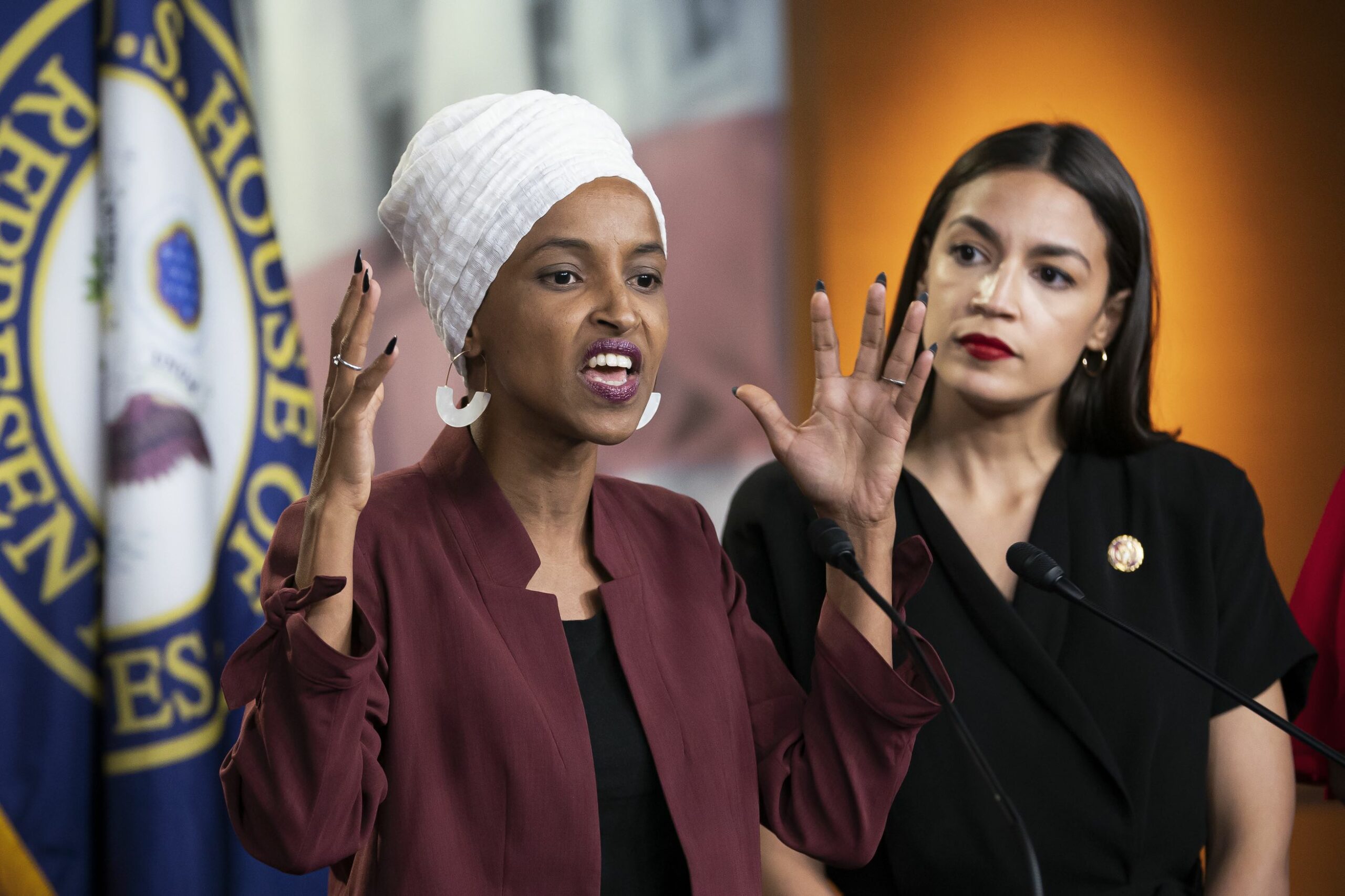 Ocasio-Cortez with Omar