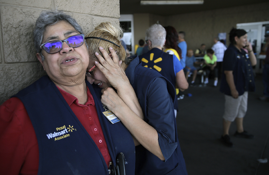 Walmart employees emotional after shooting in el paso