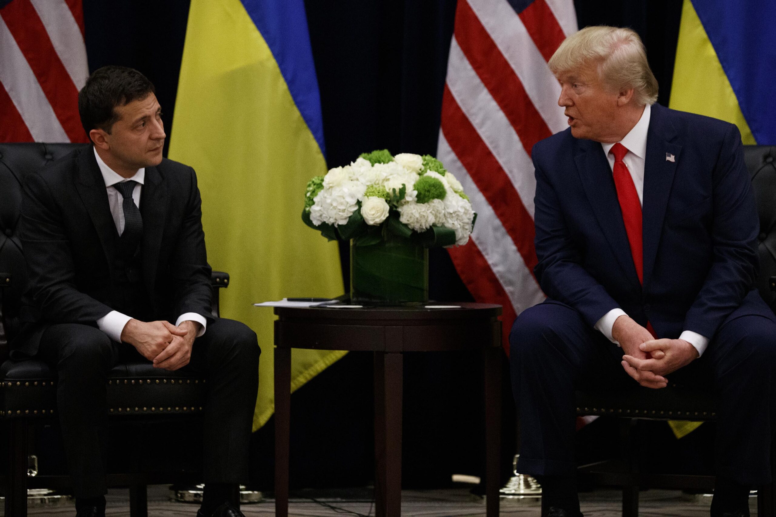 Trump with Zelensky