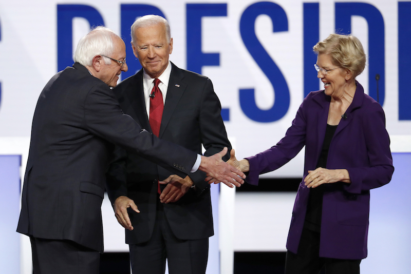 Biden/Sanders/Warren at Ohio debate