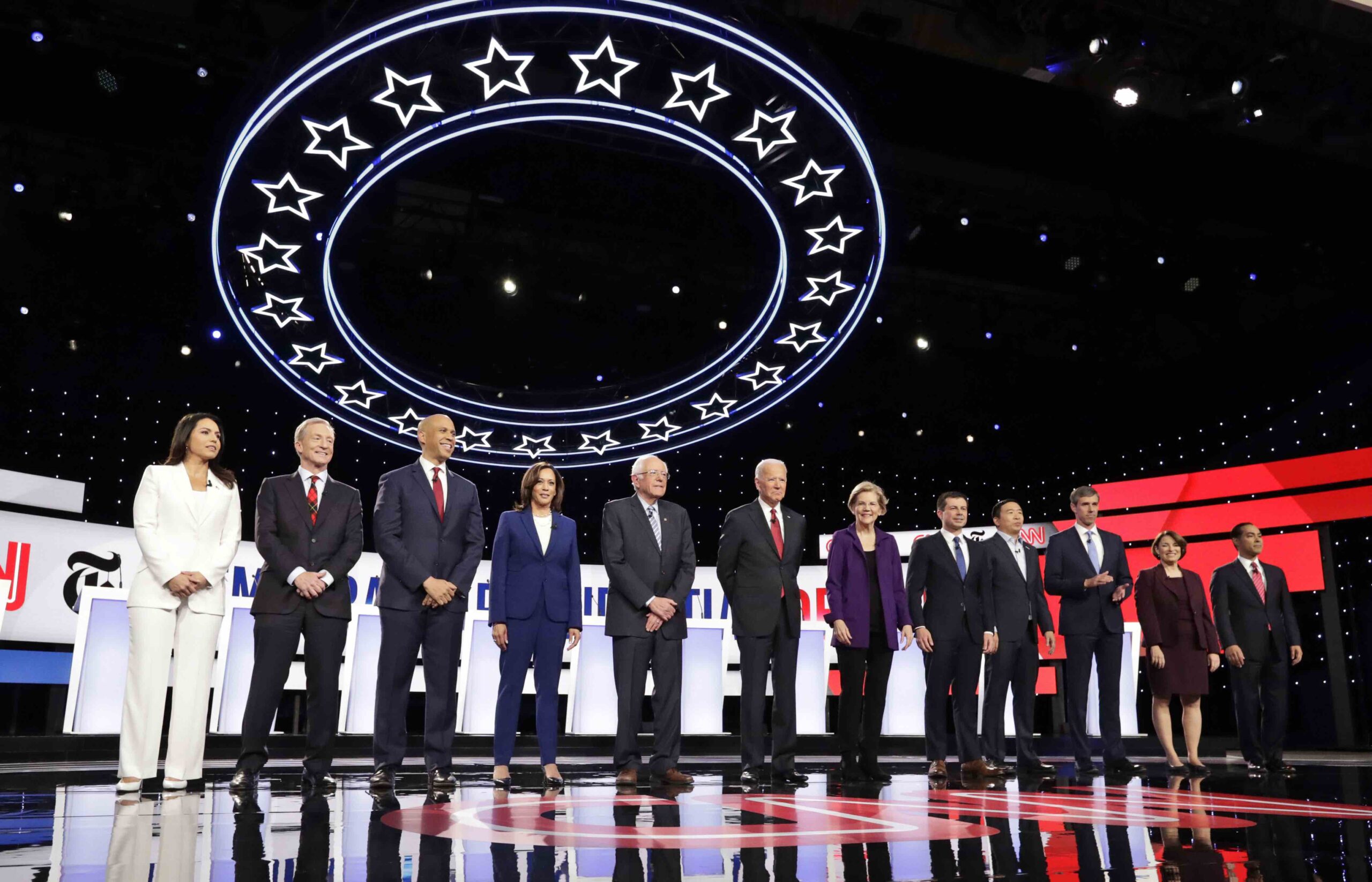 Ohio Dem Debate: All candidates on stage before debate