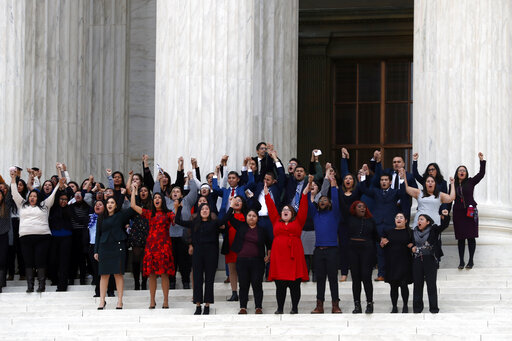 DACA recipients leaving Supreme Court after oral arguments Nov 12 2019