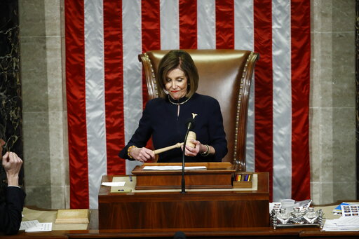 Pelosi gaveling impeachment