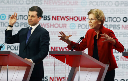 pete buttigieg elizabeth warren dec 19 2019 debate