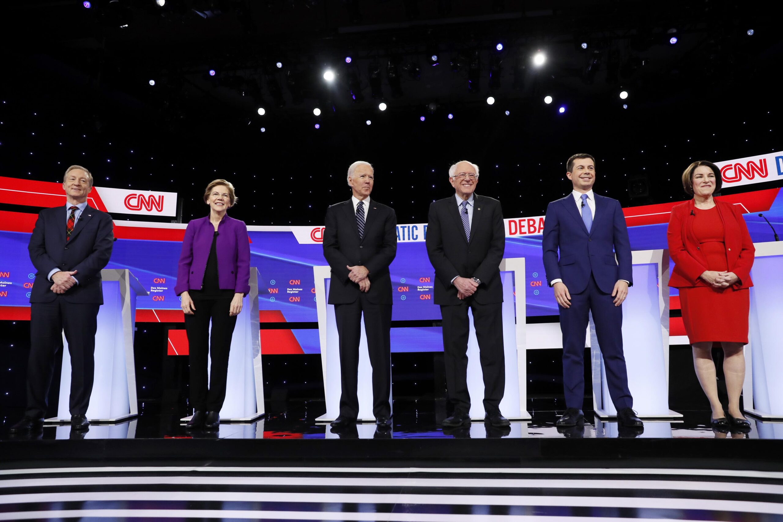 Iowa Dem Debate: All candidates on stage