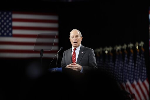 Mike bloomberg at podium Jan 15 2020