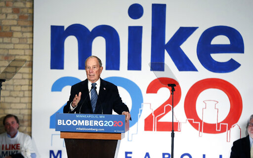 mike bloomberg in Minneapolis Jan 2020