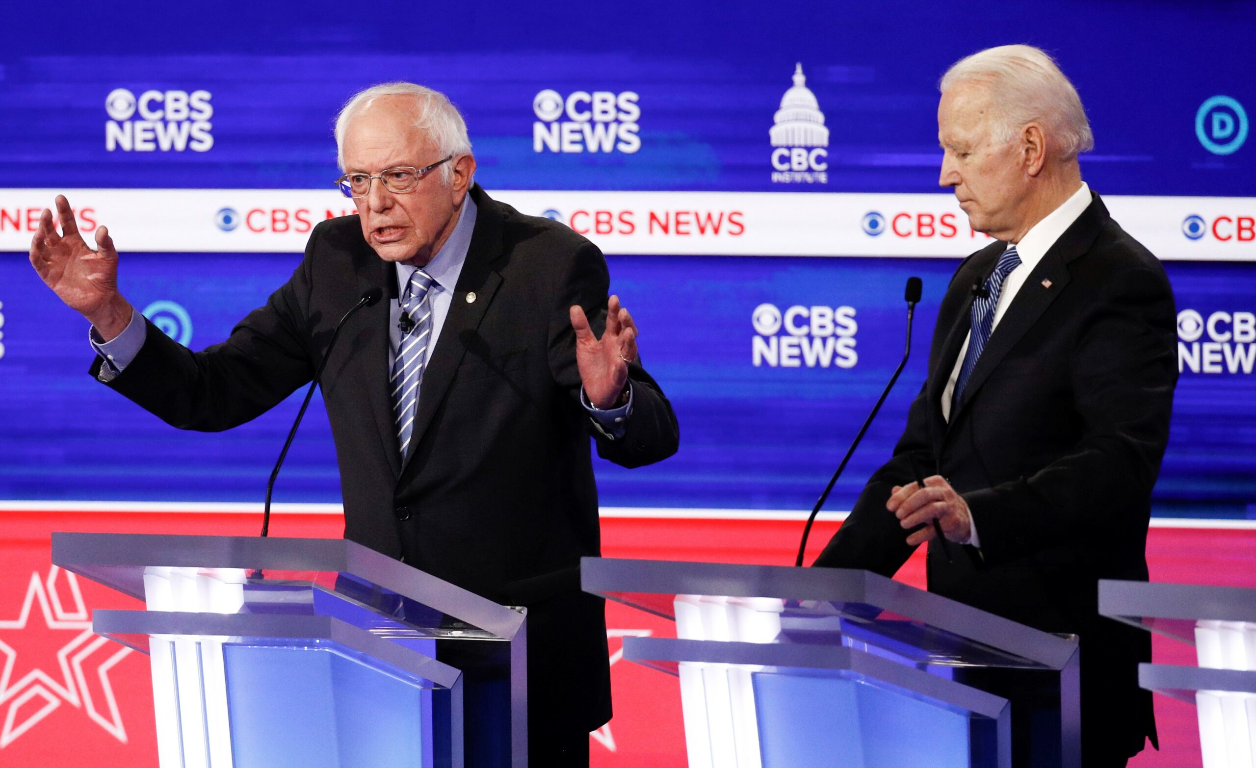 Biden Sanders attacks