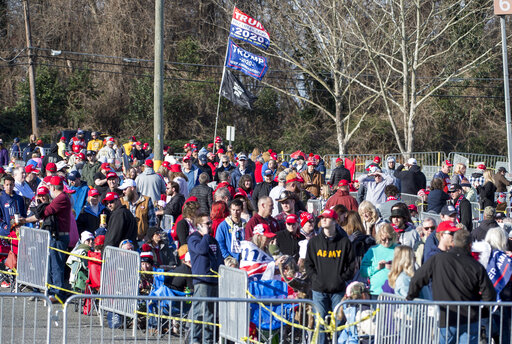 Trump campaign rally supporters