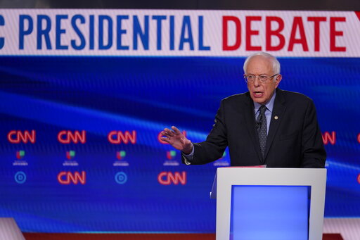 bernie sanders dem debate march 15 2020