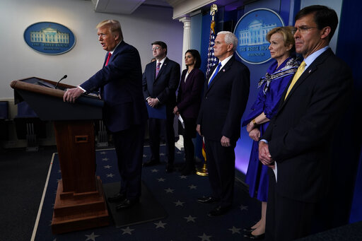 Trump at WH press briefing March 18, 2020