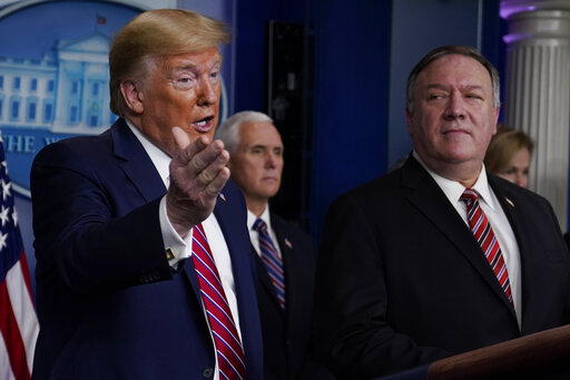 trump pompeo coronavirus