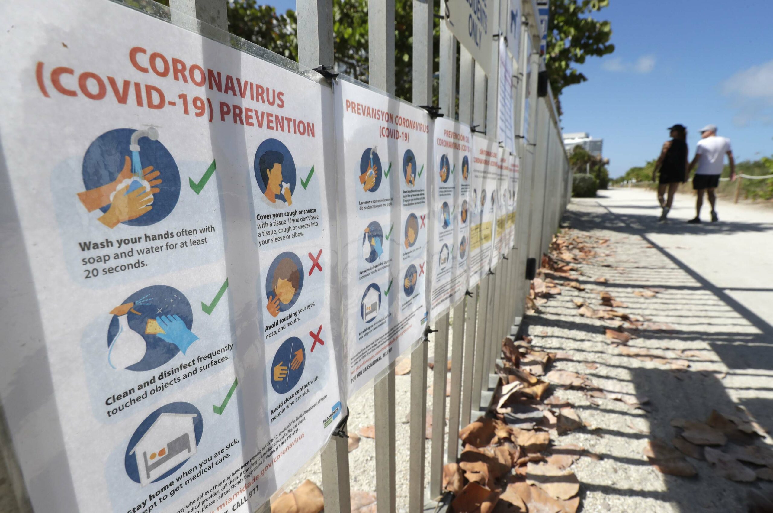 Coronavirus prevention in Florida