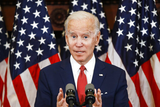 joe biden at podium philadelphia june 2020