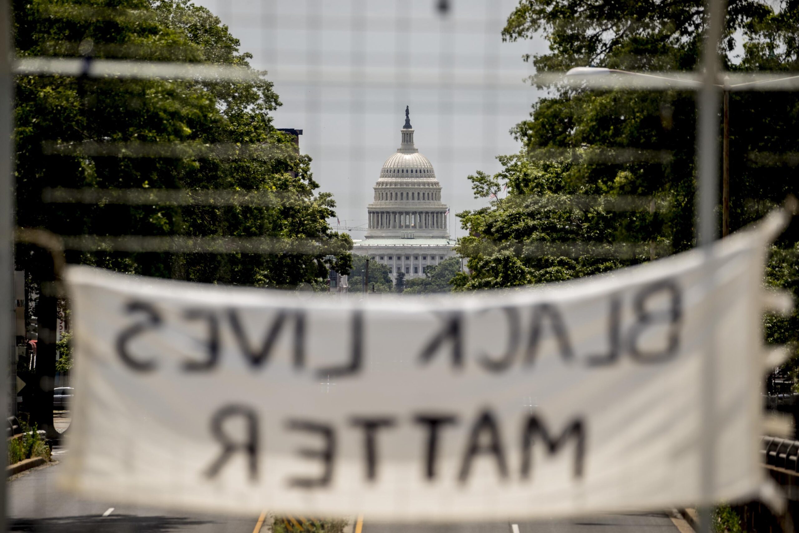 Capitol BLM banner