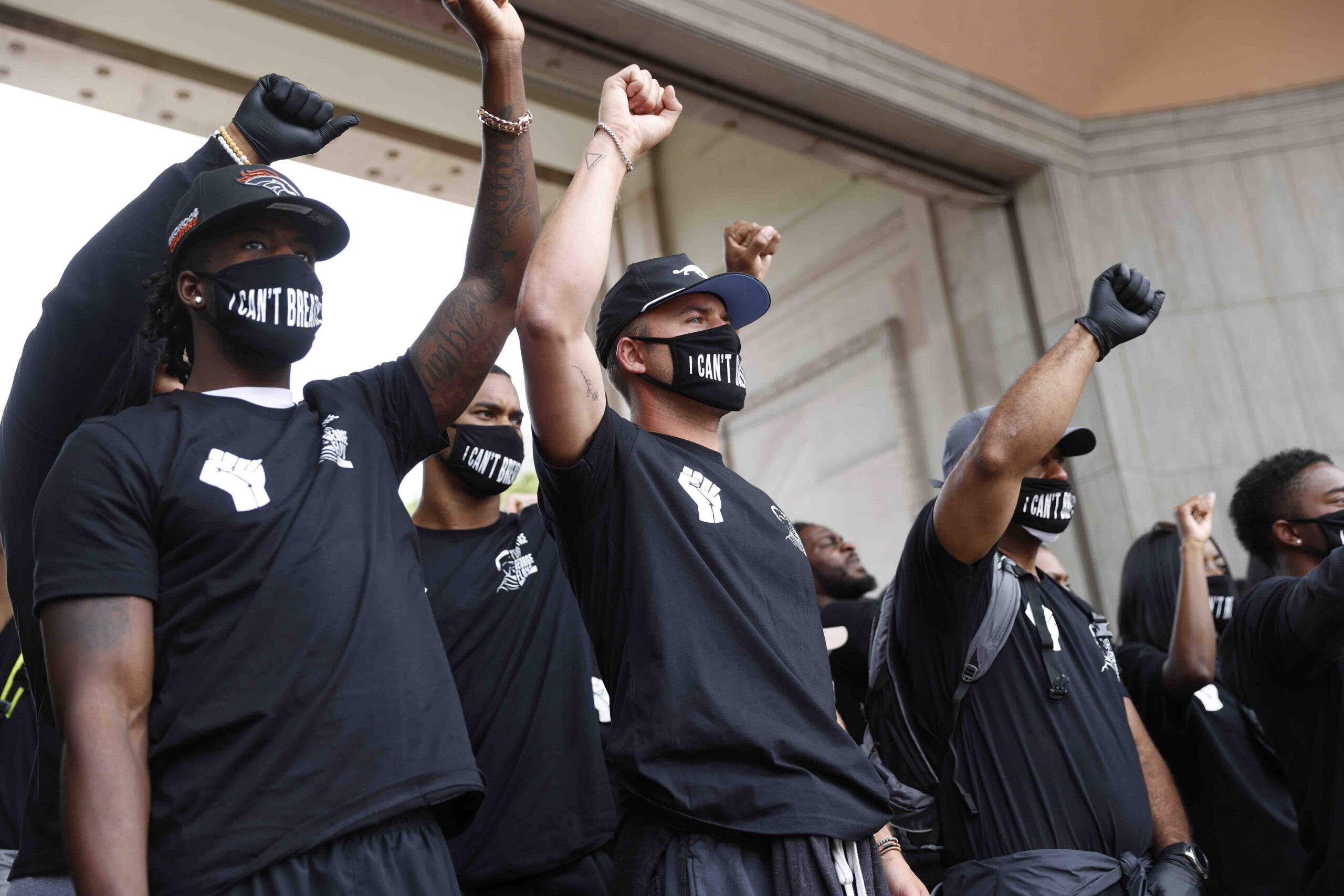 Denver Broncos Floyd rally