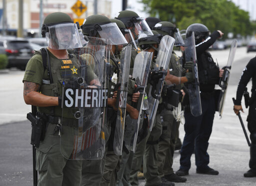 Police at George Floyd Protests in Florida