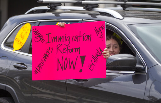 Immigration protest in LA