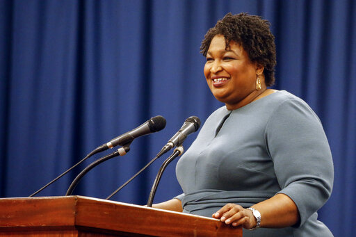stacey abrams in selma march 2020