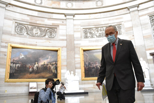 chuck schumer congress mask aug 3 2020
