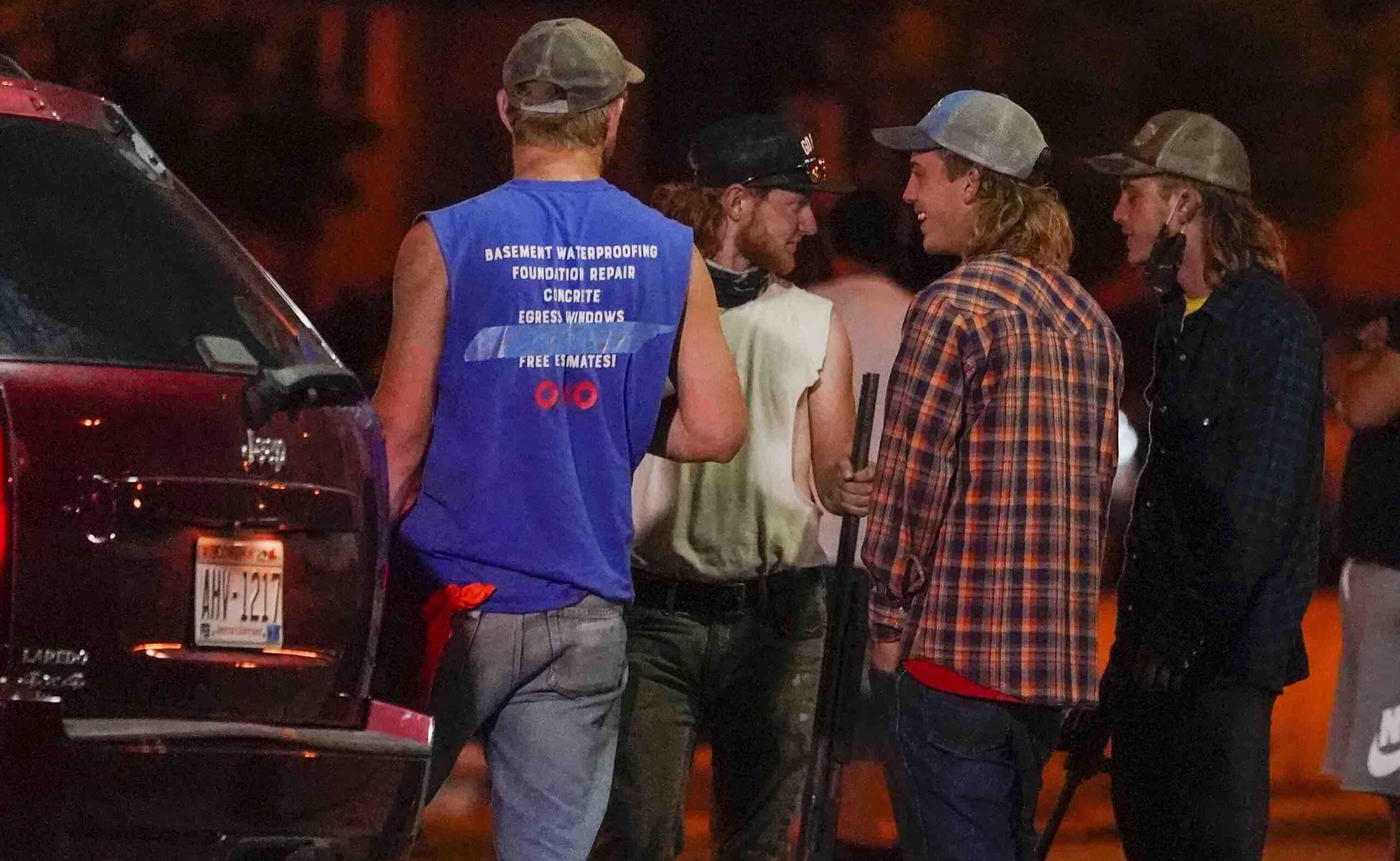 Group with guns in Kenosha