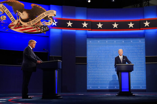 trump biden standing debate sept 2020