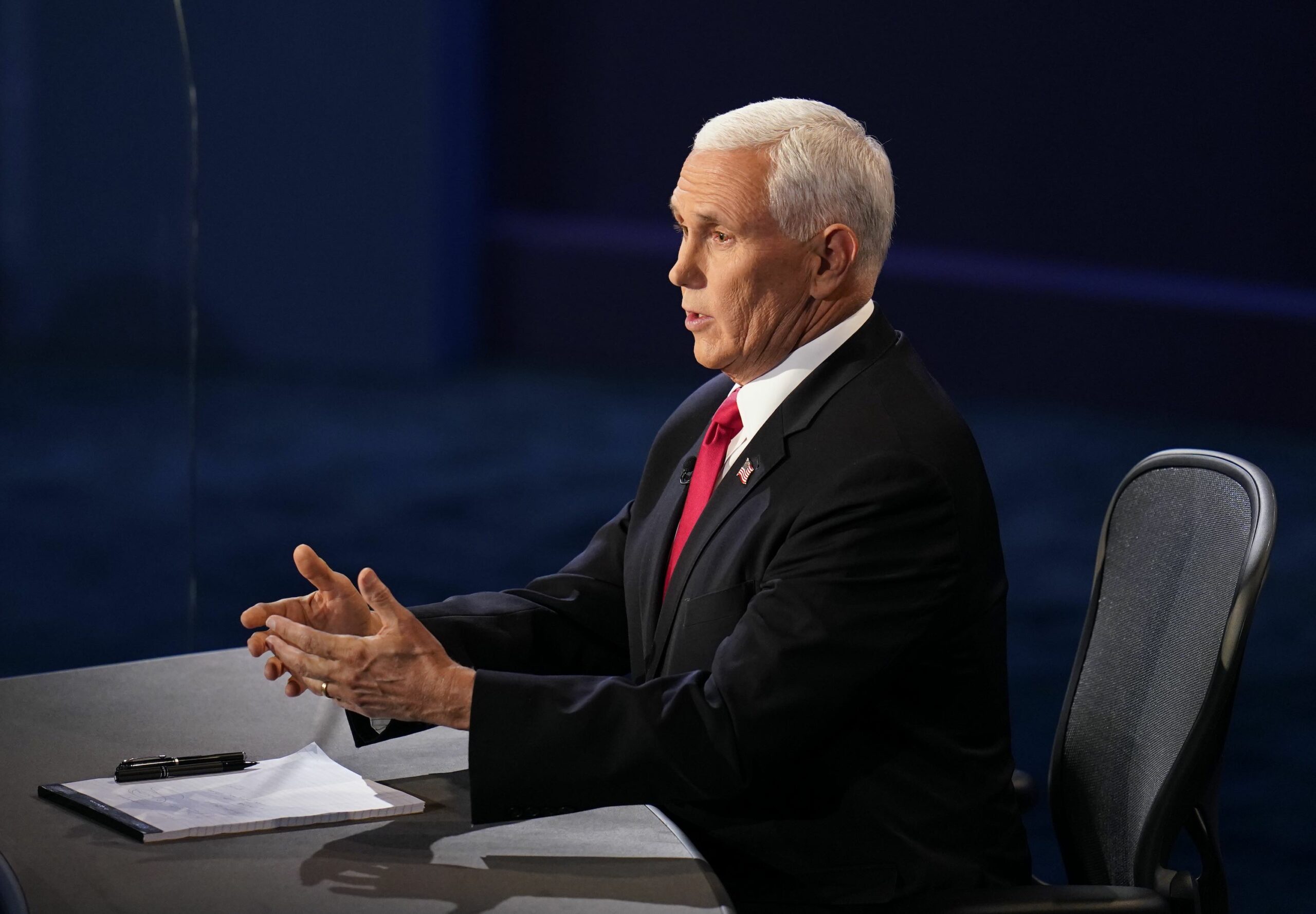 VP Debate: Pence responding