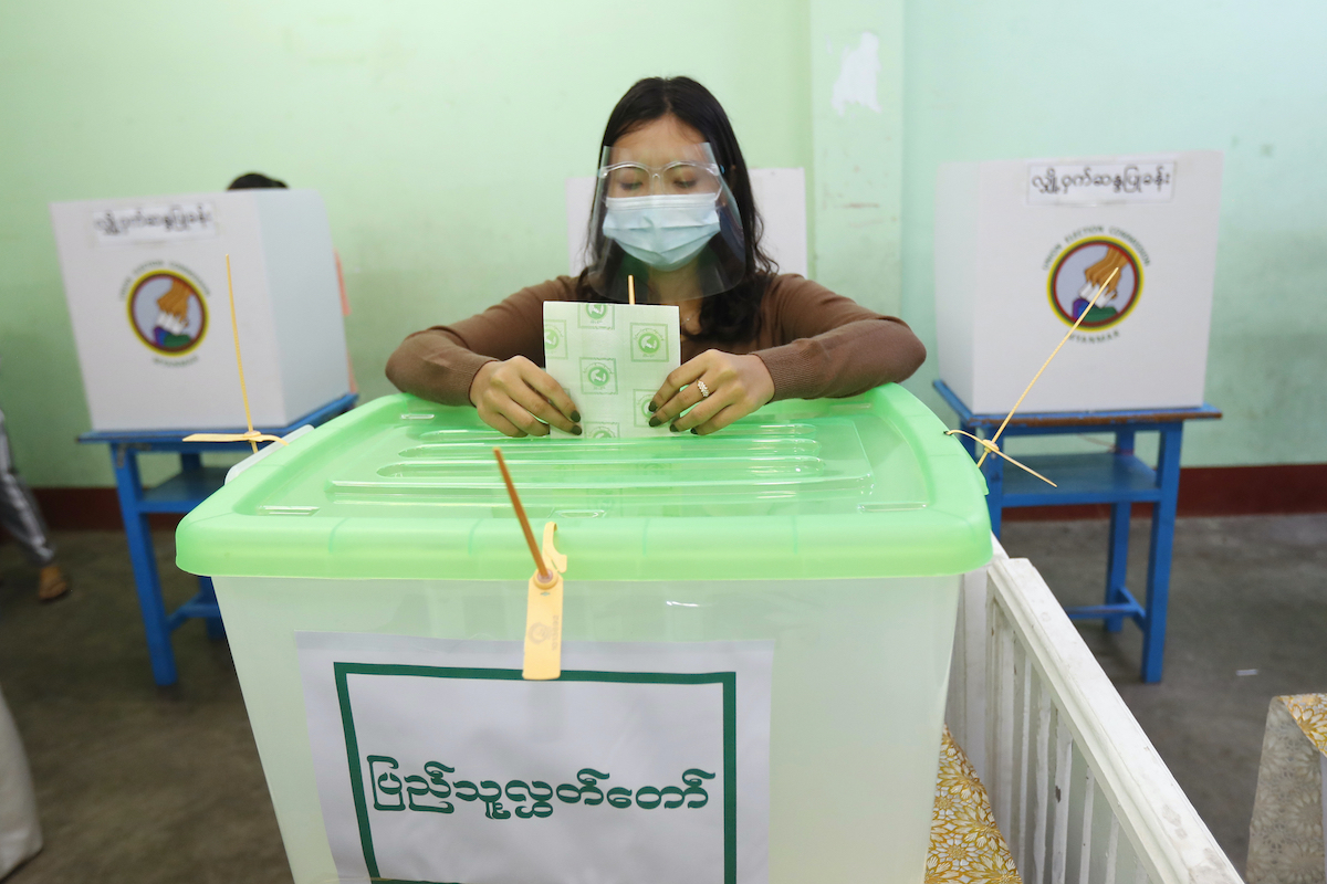 Myanmar election file photo 02 02 21