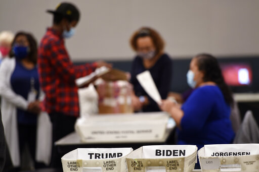ballot sorting in Georgia Nov 2020