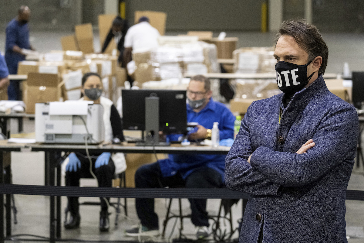 Richard Barron Fulton County recount art