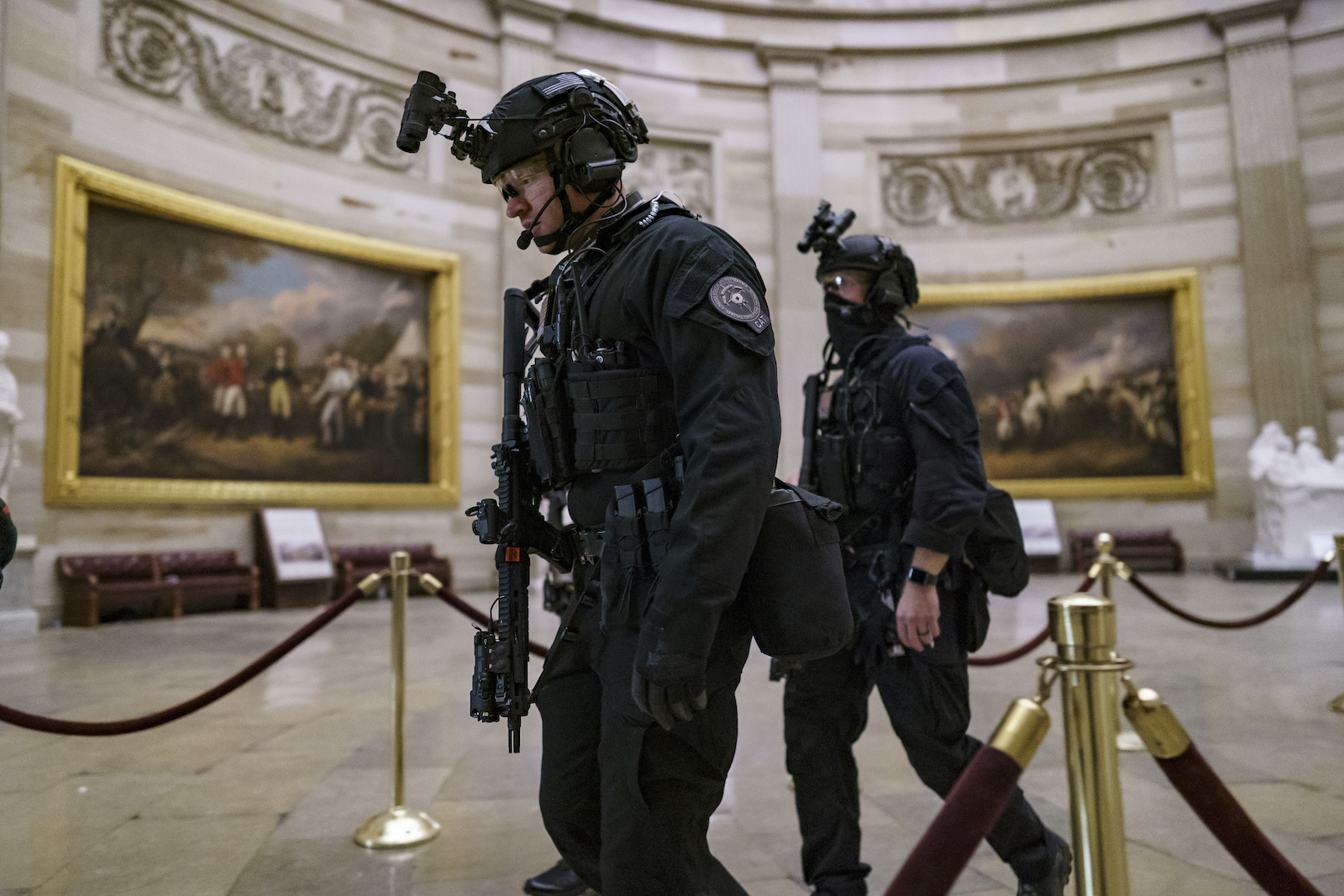 Police in Capitol