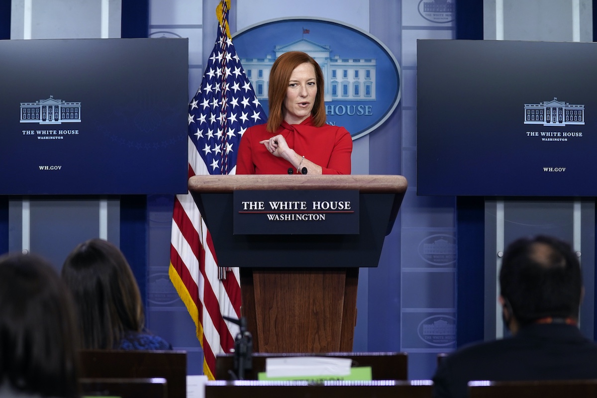 Feb. 17, 2021 press briefing at White House