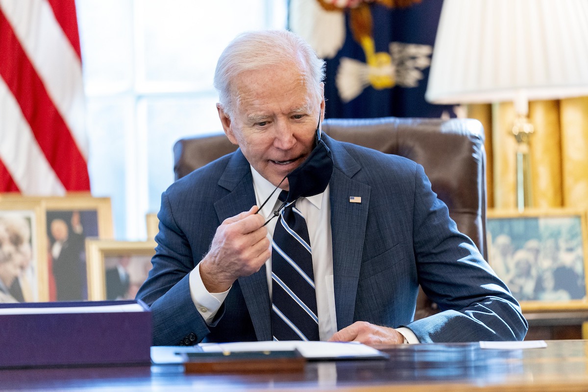 Biden sign American Rescue Plan March 11, 2021