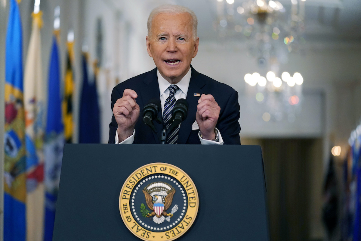 Biden fists 3-11-21 WH speech