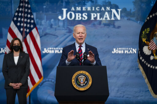 Biden touting jobs plan