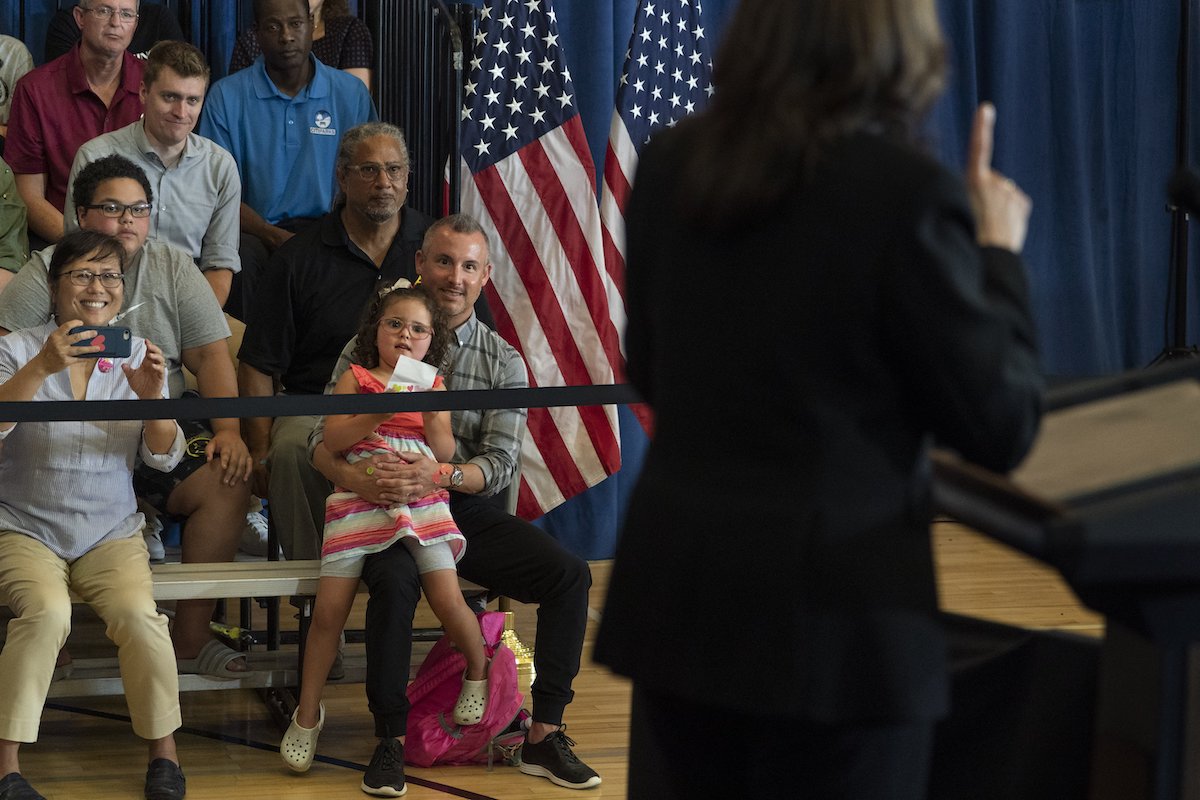 vp harris talking about child tax credit