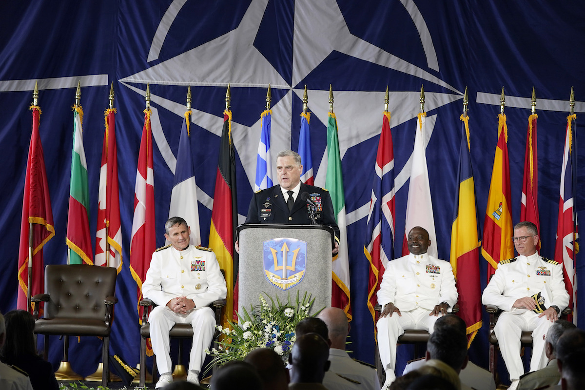 Milley NATO Joint Force Command Norfolk ceremony July 15 art