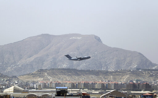 Plane leaving Afghanistan