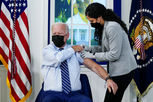 Biden getting booster shot