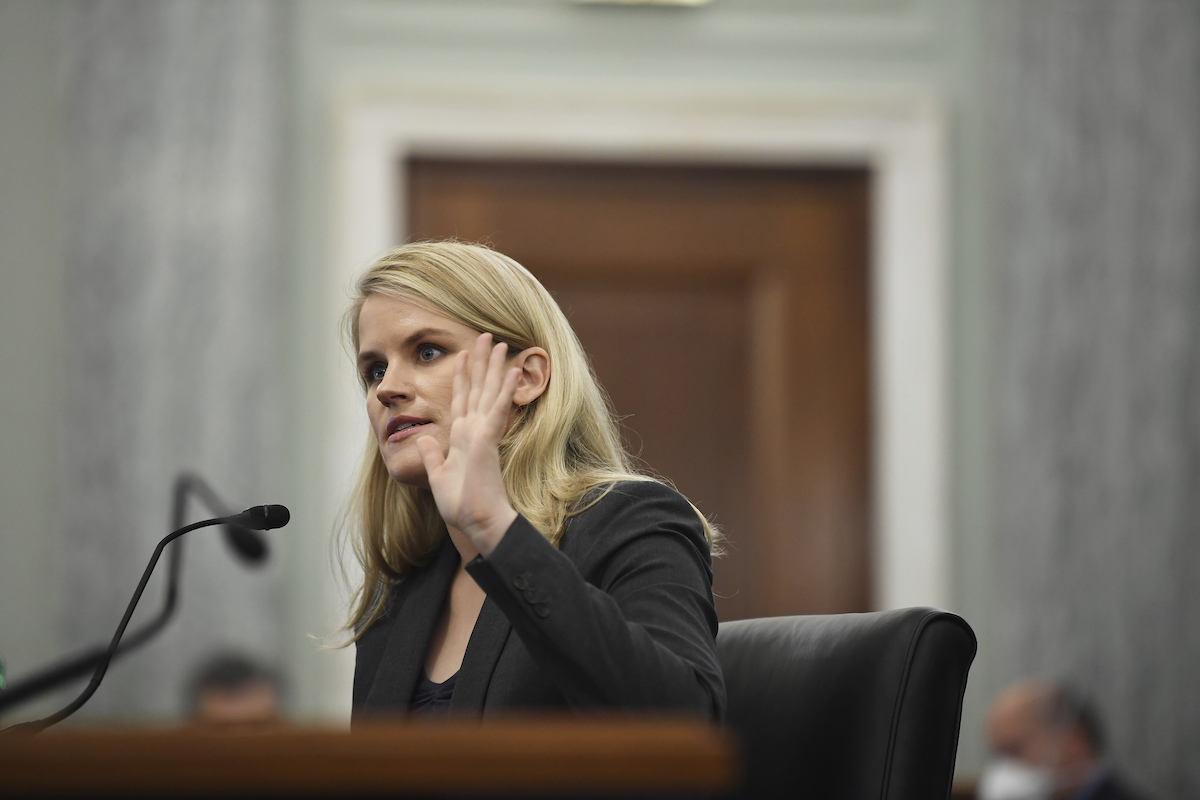 Frances Haugen Congressional testimony Oct. 5