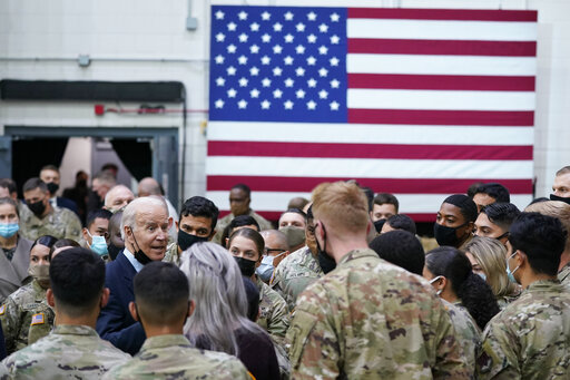 Biden in Fort Bragg