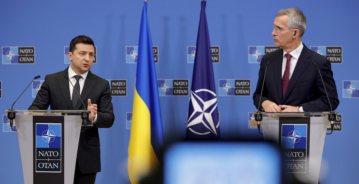 Zelenskyy Stoltenberg NATO 2021